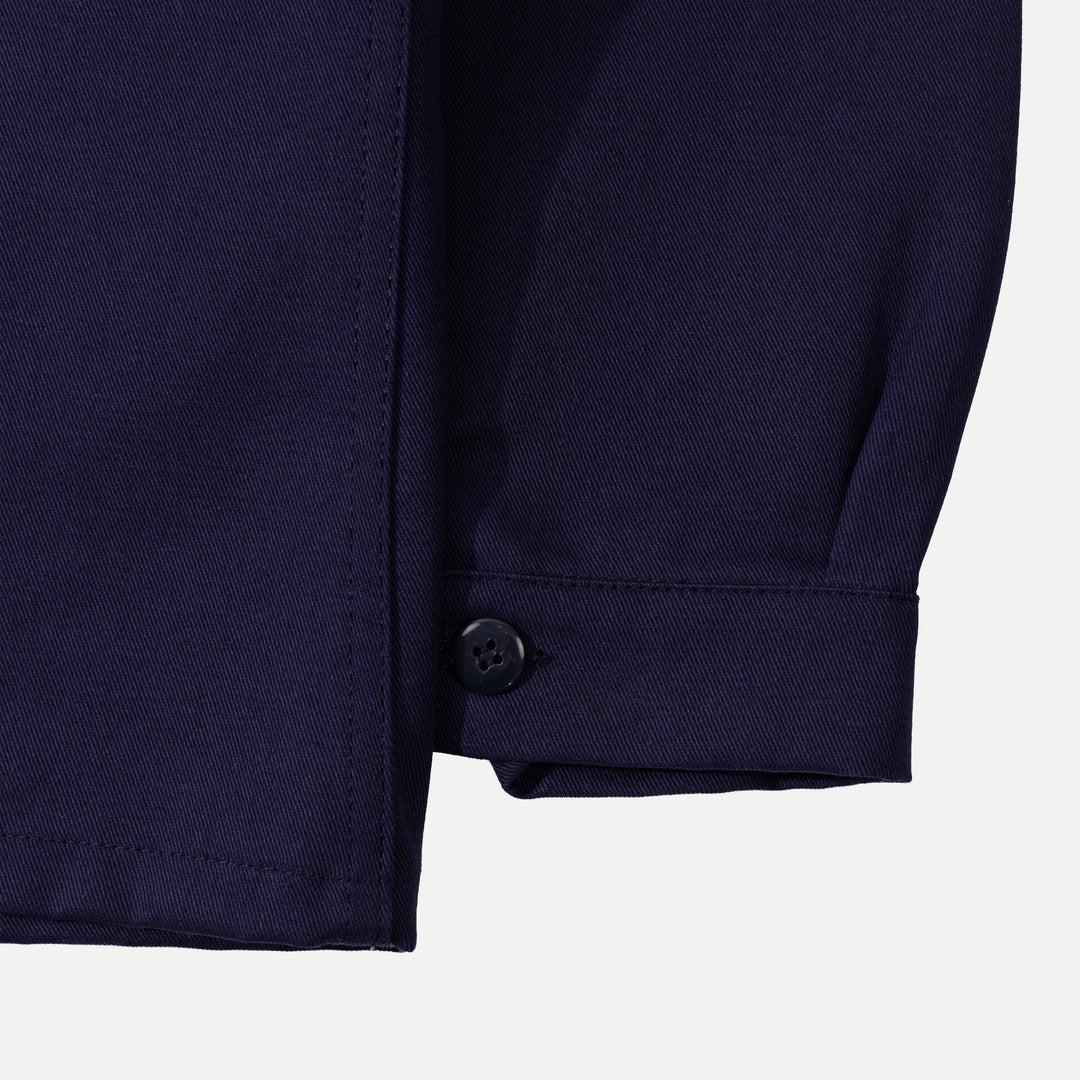 Navy plain casual garment