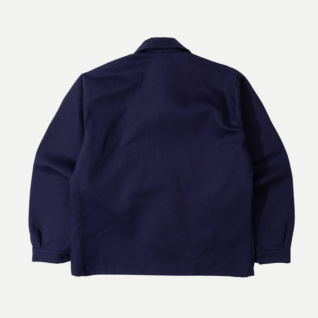 Navy plain casual garment
