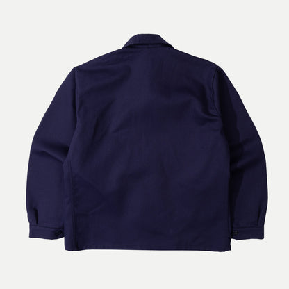 Navy plain casual garment