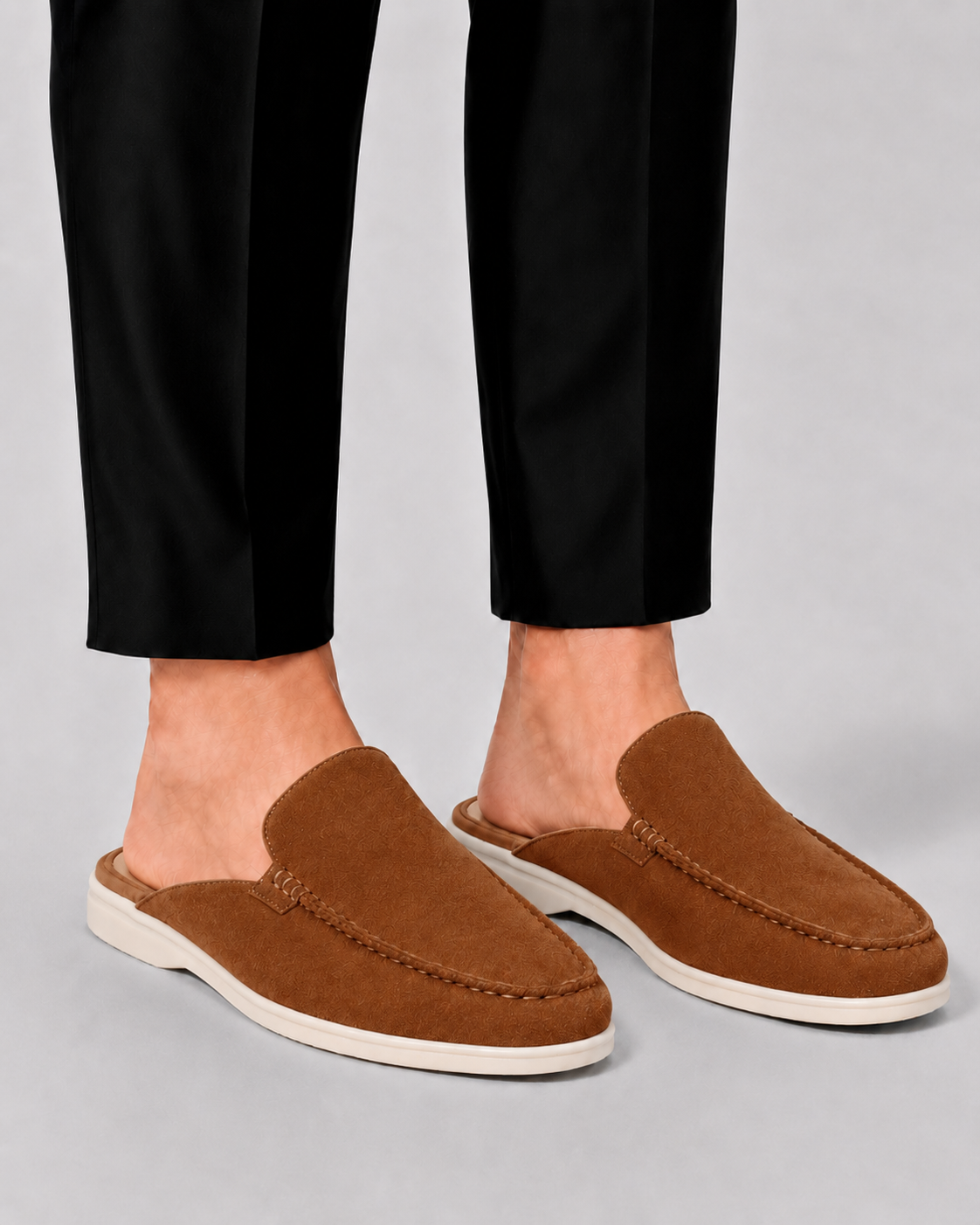 Men's Loafer Mule with Open Heel