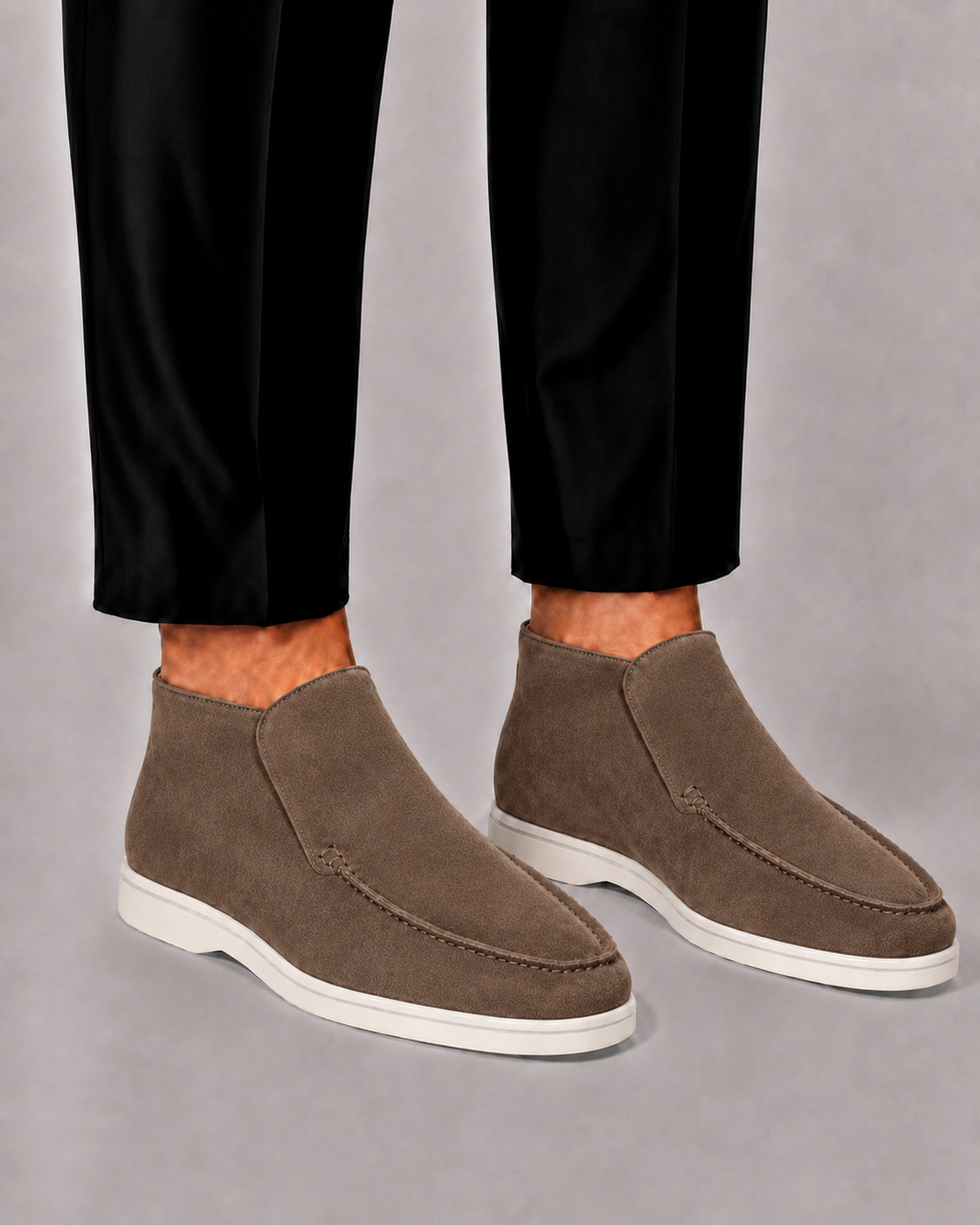 Men's High-Cut Loafers in Modern Luxe Style