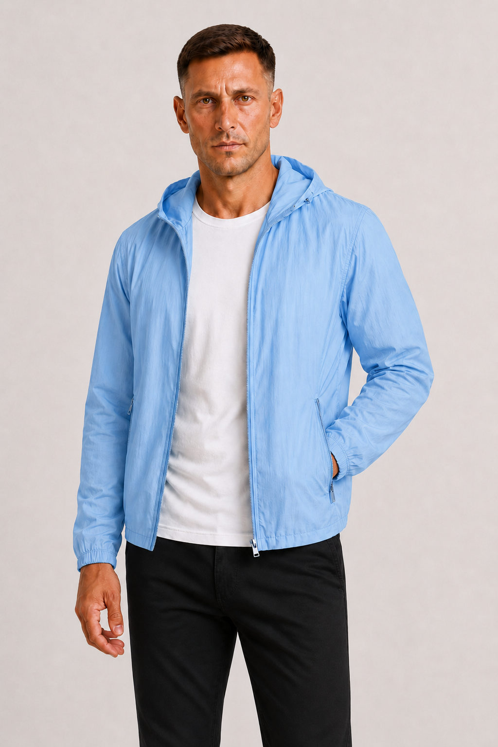 Men's Lightweight Hooded Summer Jacket