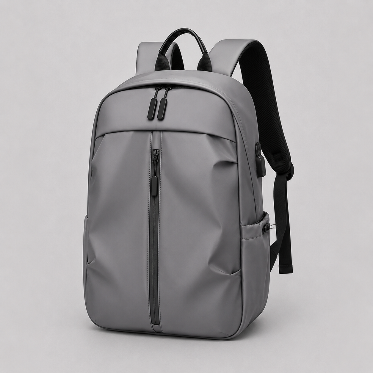 Unisex Water-Resistant Backpack with USB Port
