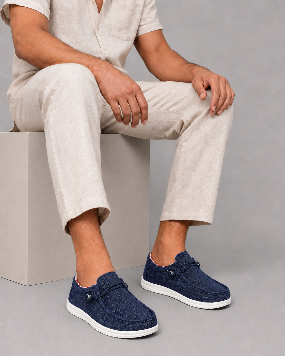 Men's Lightweight Canvas Slip-Ons