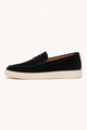 Men's casual slip-on loafers with trainer-style soles