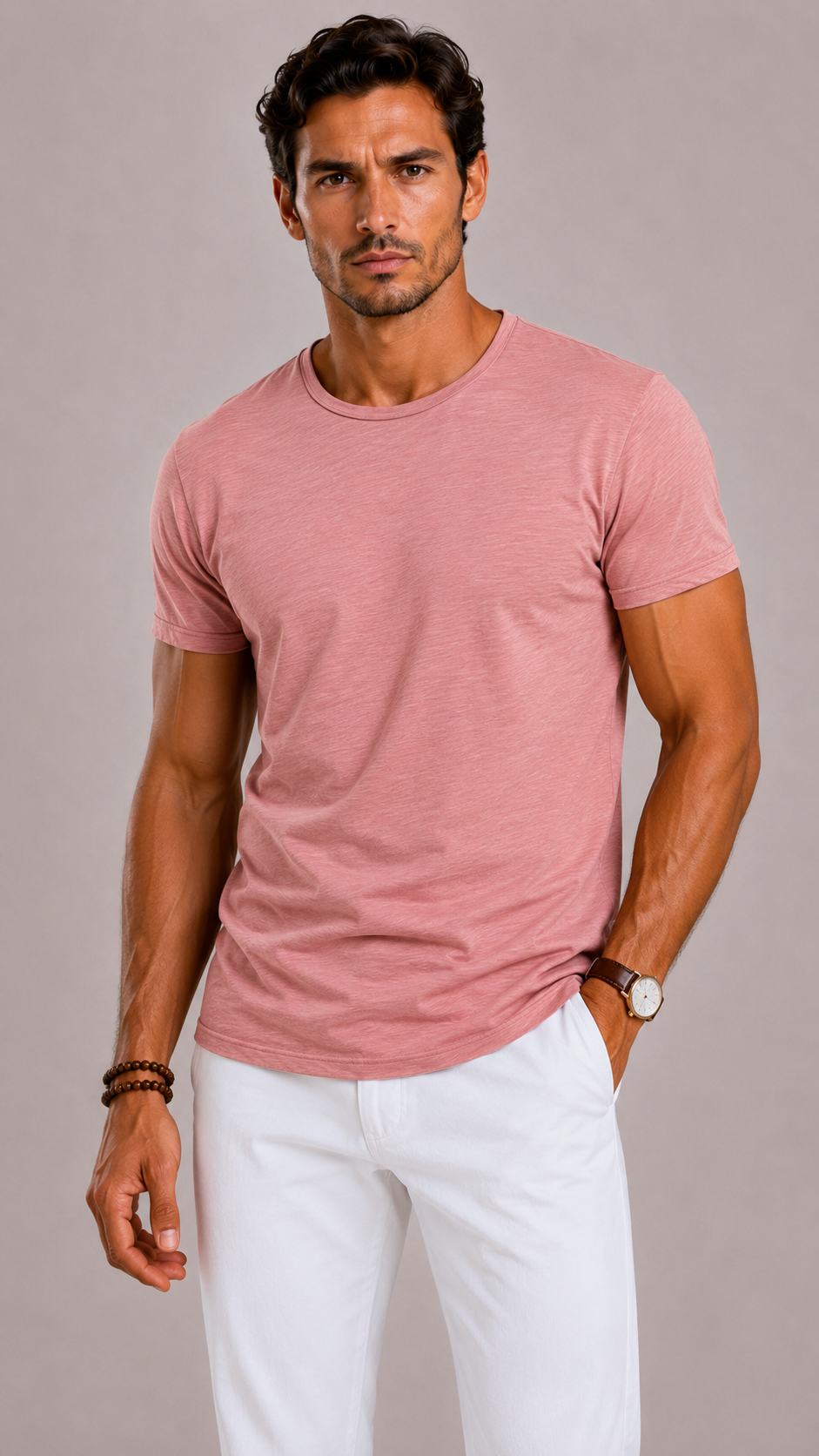 Men's Cotton Crew-Neck T-Shirt