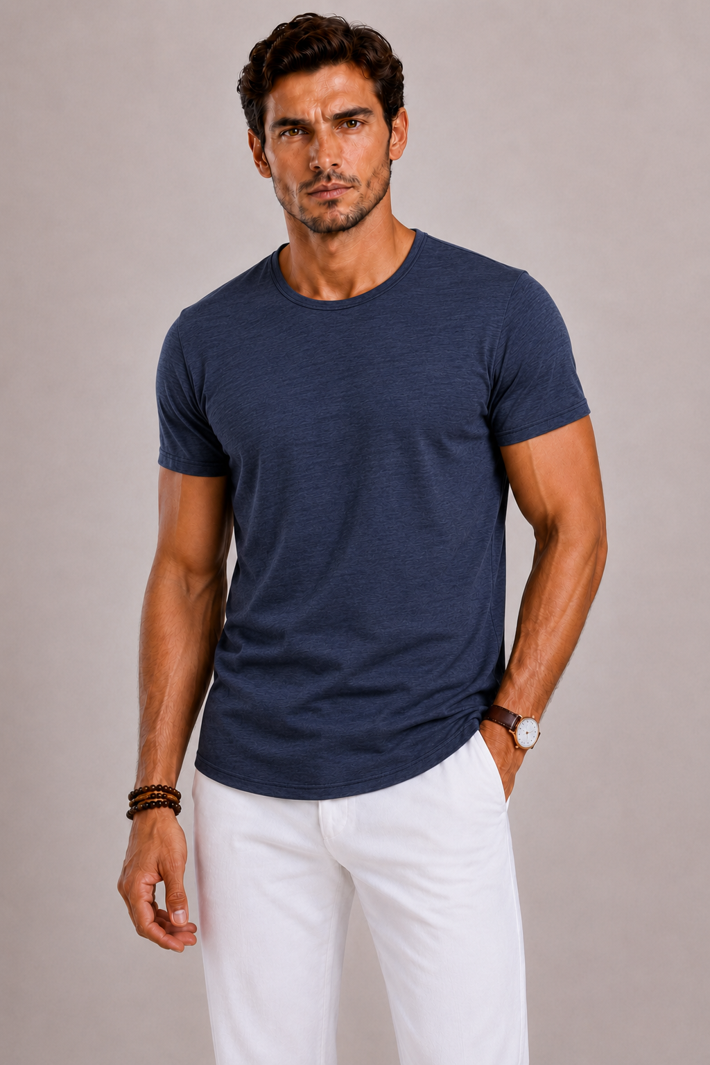 Men's Cotton Crew-Neck T-Shirt