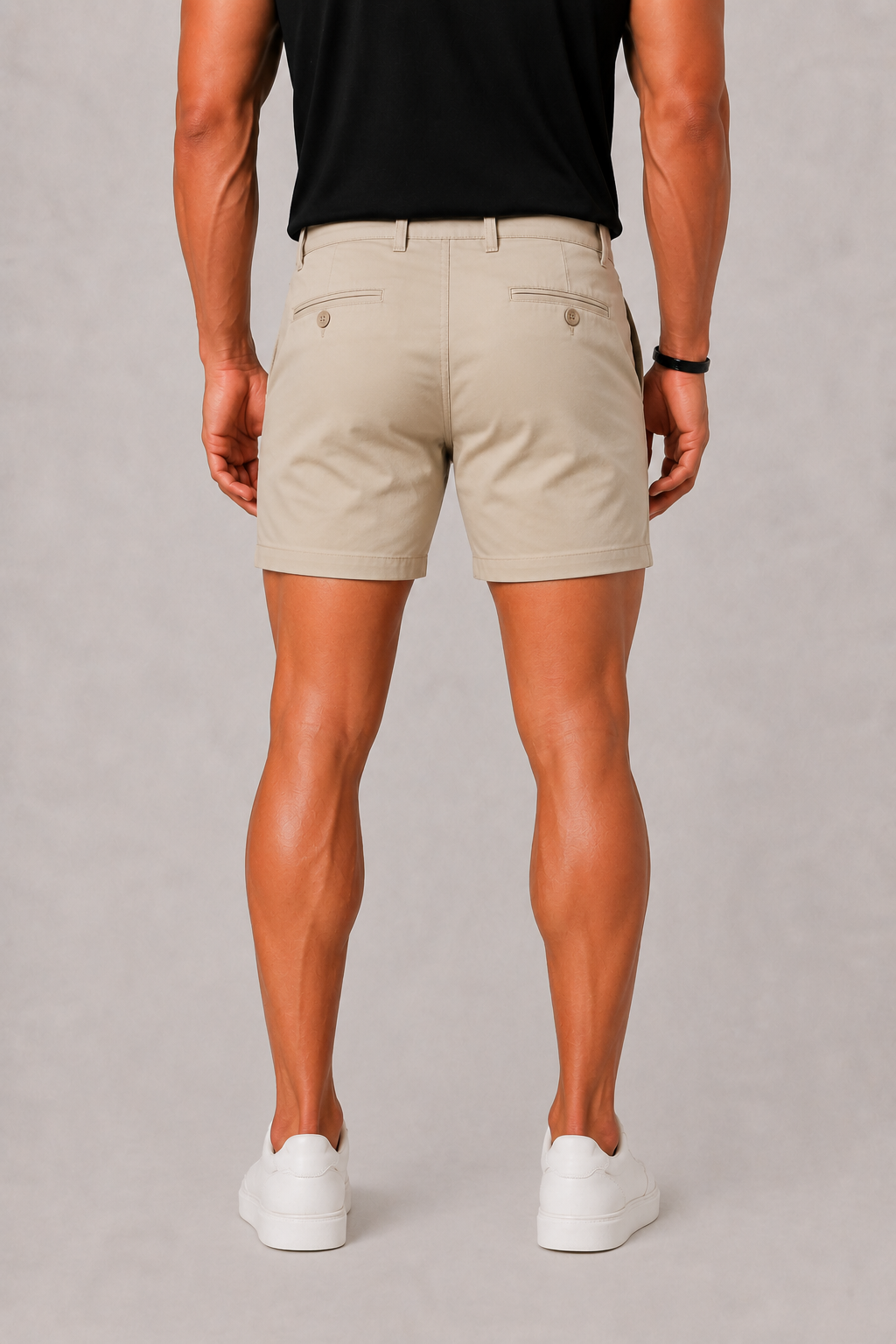 Men's Chino Shorts with Slip Pockets