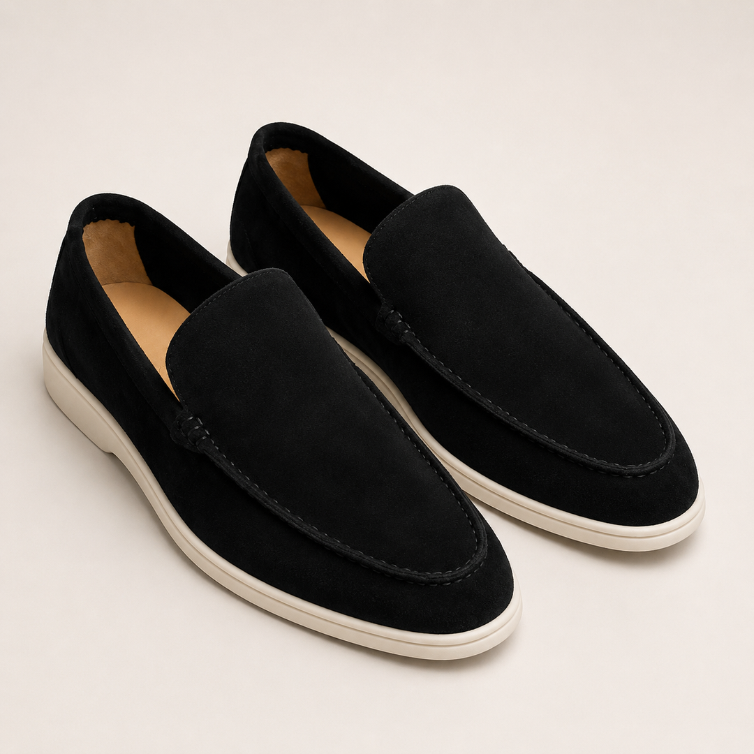 Men's round-toe slip-on loafers