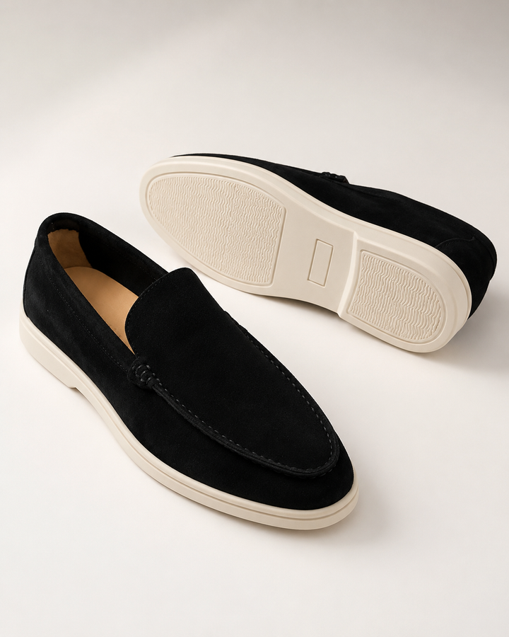Men's round-toe slip-on loafers