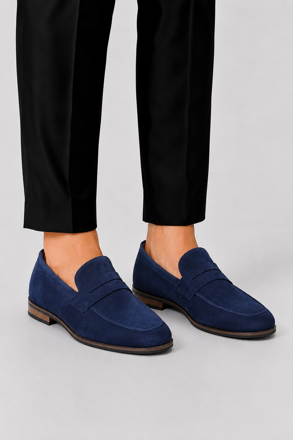 Men's Suede Slip-On Loafers