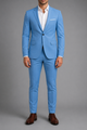 Men's classic two-piece suit with jacket and trousers