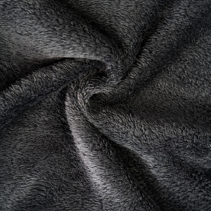 Textured knitted hooded jumper with zip front, drawstrings, long sleeves and front pockets