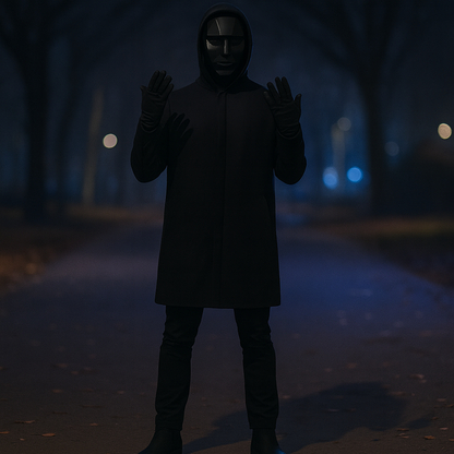 Children's frontman cosplay costume set with gloves