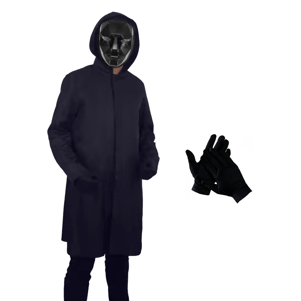 Children's frontman cosplay costume set with gloves