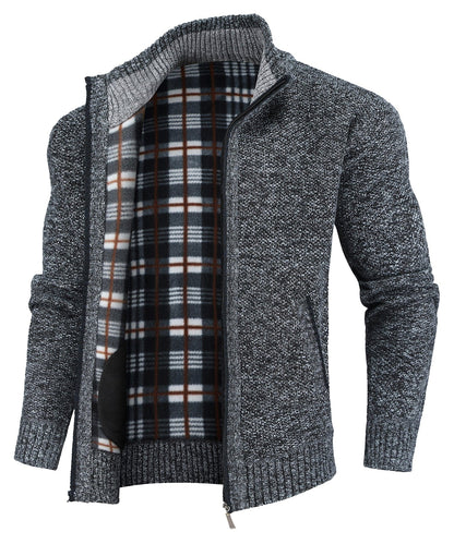 Lined sweater jacket available in five designs