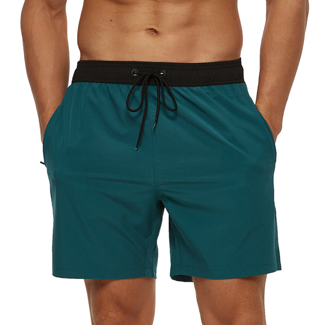 Men's Drawstring Shorts, Elastic Waist Casual Summer Shorts for Active Everyday Wear
