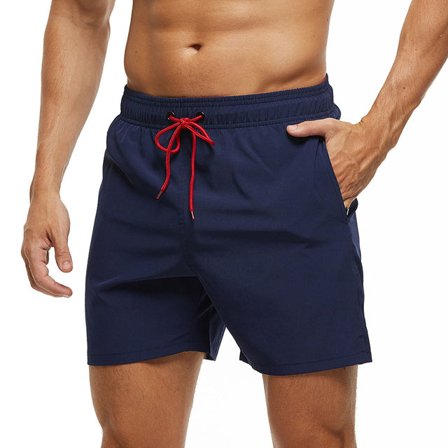 Men's Drawstring Shorts, Elastic Waist Casual Summer Shorts for Active Everyday Wear