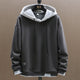 Unisex classic pullover hoodie with drawstring hood and long sleeves