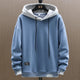 Unisex classic pullover hoodie with drawstring hood and long sleeves