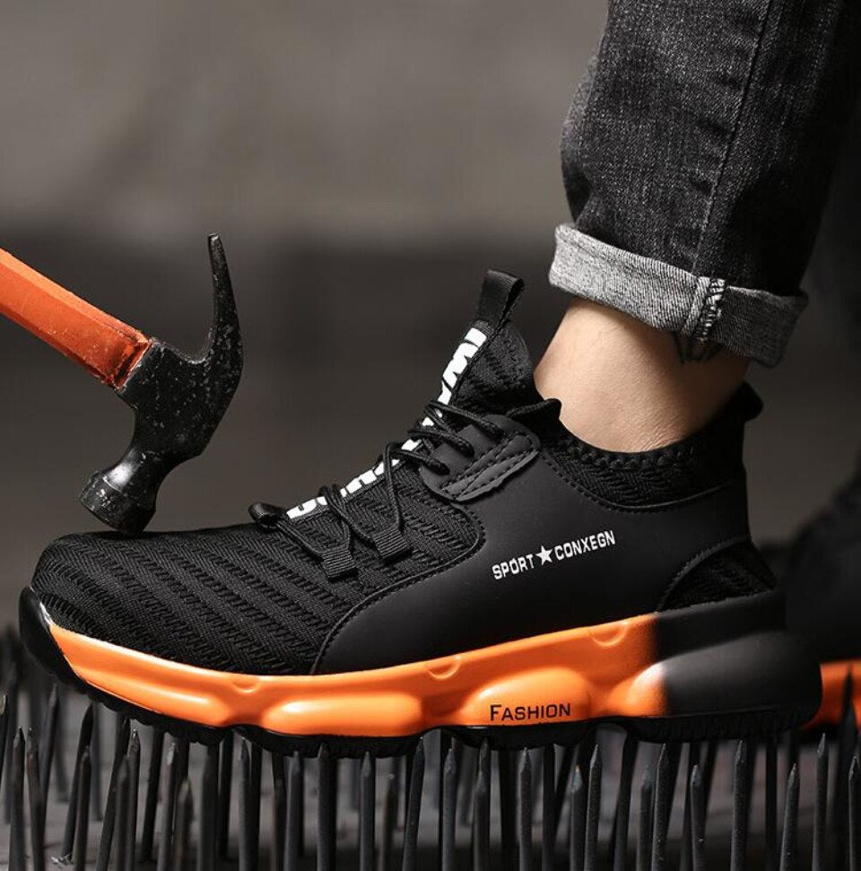 Men's Outdoor Safety Shoes, Durable Protective Work Shoes for Everyday Use