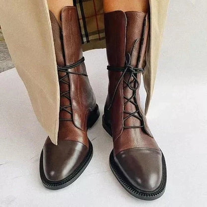 Classic vintage-style heeled shoes