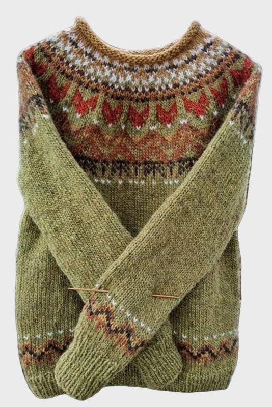 Vintage knitted jumper for everyday wear