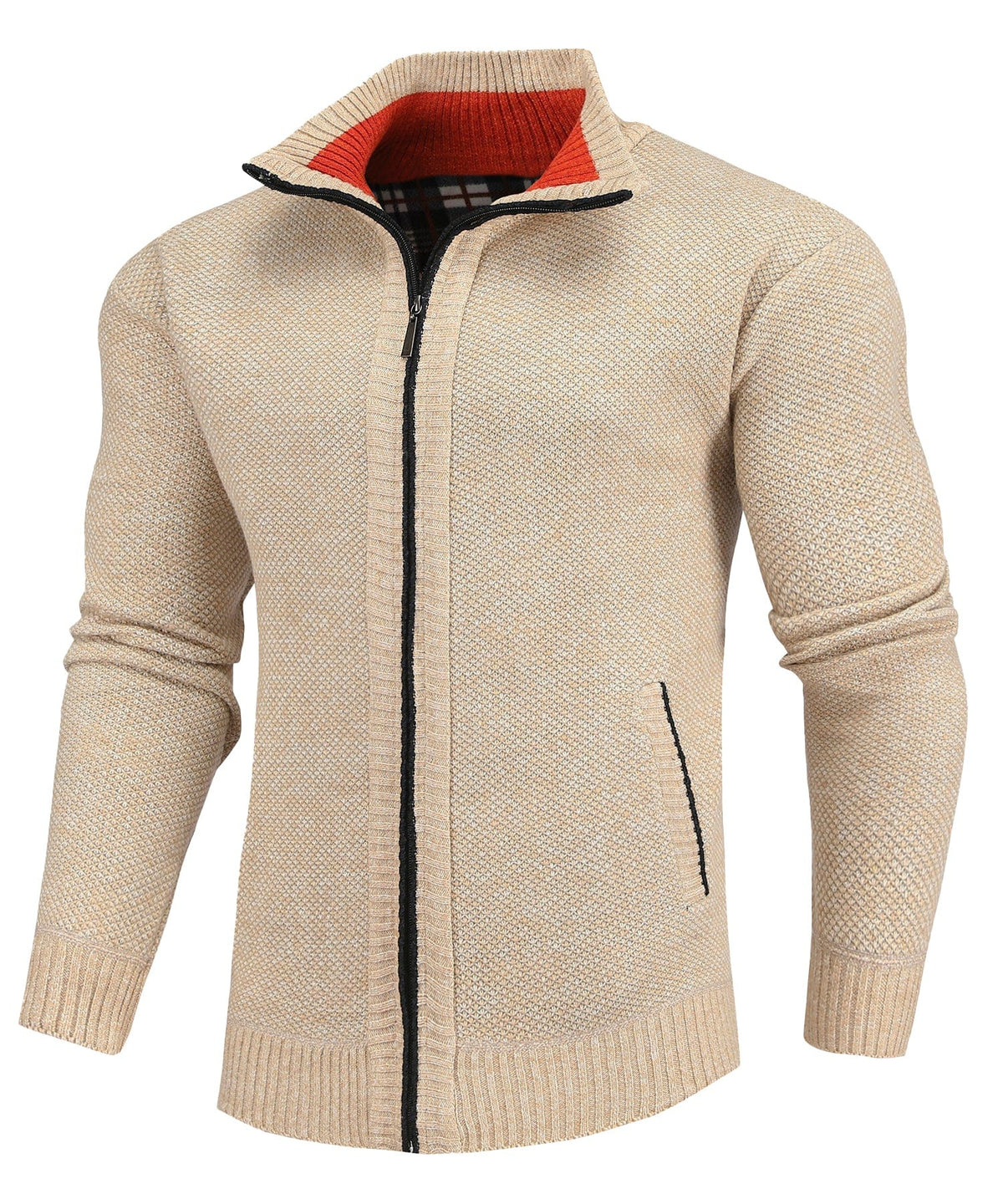 Lined sweater jacket available in five designs