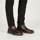 Men's Chelsea boots with rounded toe and elastic side panels