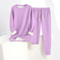 Unisex lounge set with crew neck sweatshirt and drawstring jogger trousers
