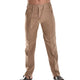 Men's Straight Leg Trousers, Lightweight Pleated Smart Casual Summer Trousers