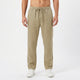 Men's Drawstring Trousers, Straight Leg, Elasticated Waist
