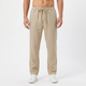 Men's Drawstring Trousers, Straight Leg, Elasticated Waist