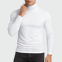 Men's slim long-sleeve turtleneck T-shirt