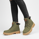 Men's lace-up ankle boots with rugged sole