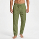 Men's Straight Leg Trousers, Drawstring Waist Lightweight Relaxed Casual Summer Trousers