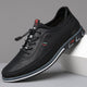 Men's contrast panel lace-up casual shoes