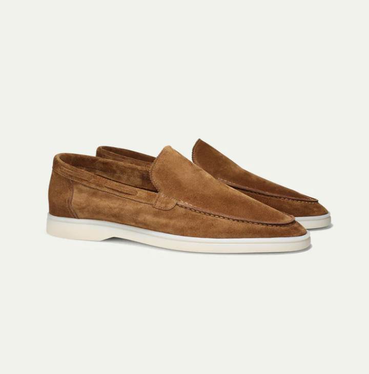 Men's Classic Slip-On Loafers, Lightweight Soft-Lined Casual Shoes for Everyday Wear