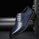 Men's Formal Derby Shoes, Lightweight Lace-Up Smart Dress Shoes for Weddings and Business