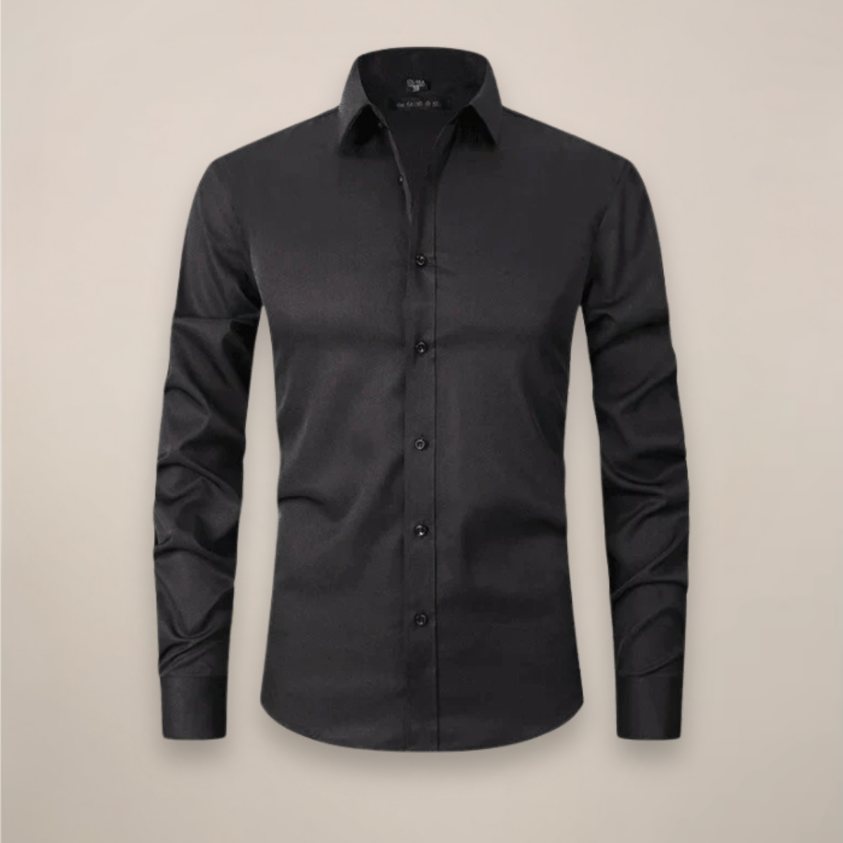 Men's Tailored Shirt, Slim Fit Lightweight Button-Up Shirt for Office & Smart Casual Wear