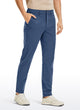 Men's straight-leg golf trousers with belt loops and side pockets