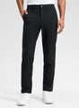 Men's straight leg chino trousers with belt loops and front pockets