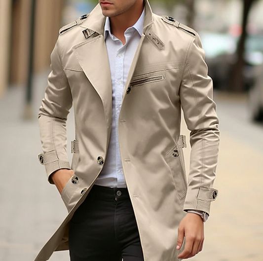 Men's urban trench coat