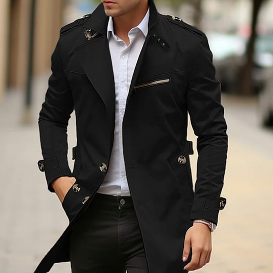 Men's urban trench coat