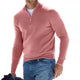 Men's half-zip long-sleeve jumper