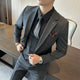 Men's Slim Fit 3 Piece Suit, Tailored Blazer Waistcoat & Trousers for Weddings