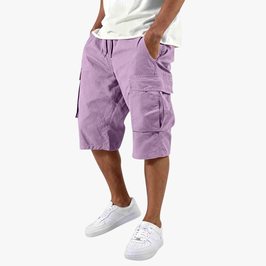 Men's Cargo Shorts, Knee Length, Multiple Pockets