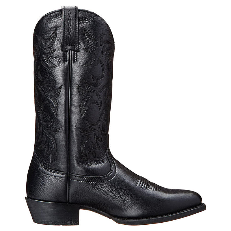 Men's ankle-height everyday boots with flat soles