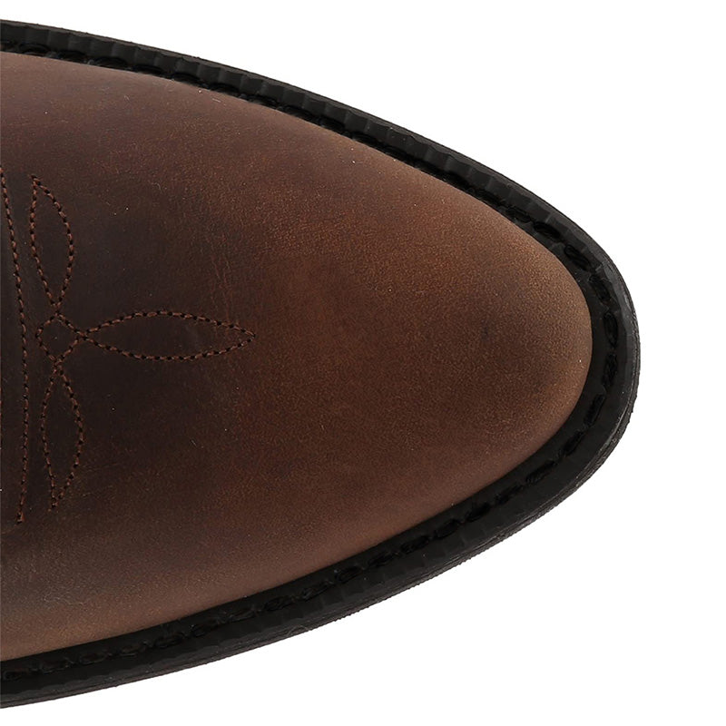 Men's ankle-height everyday boots with flat soles