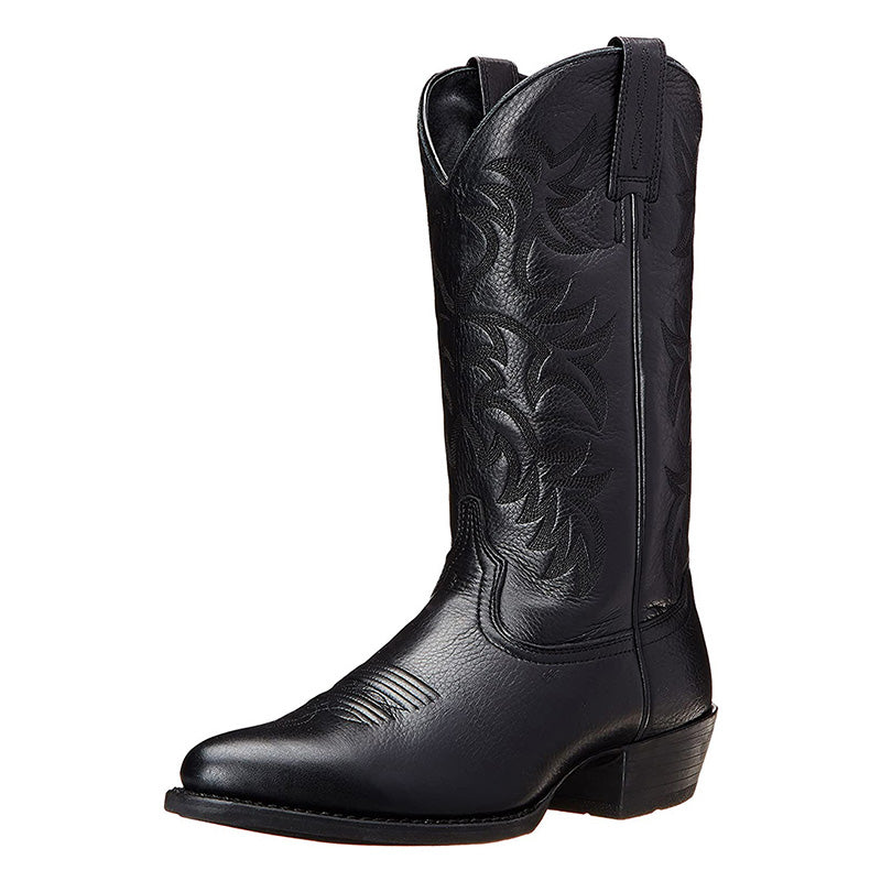 Men's ankle-height everyday boots with flat soles